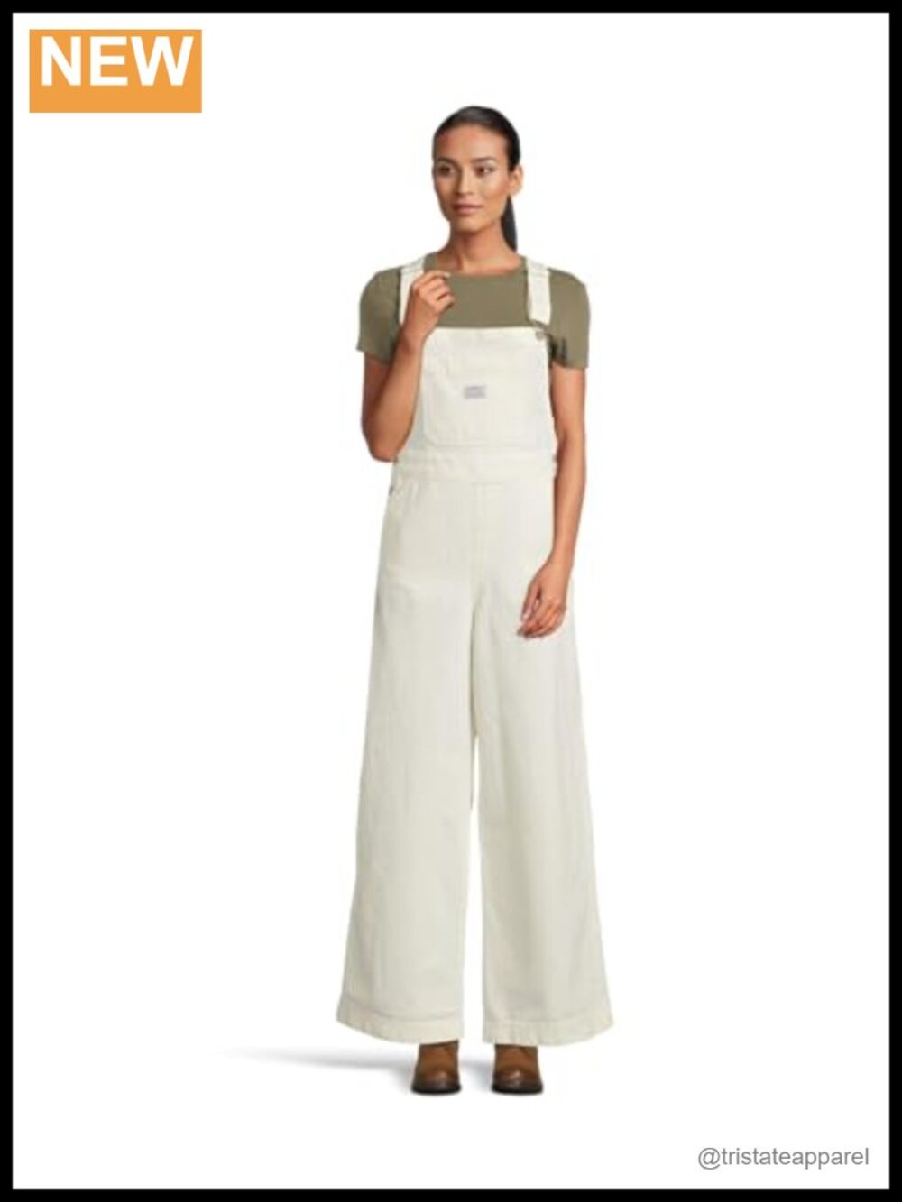Oversized Baggy Overalls Straight Leg 100% Cotton